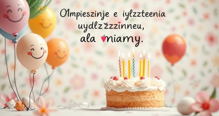 Śmieszne życzenia urodzinowe dla mamy