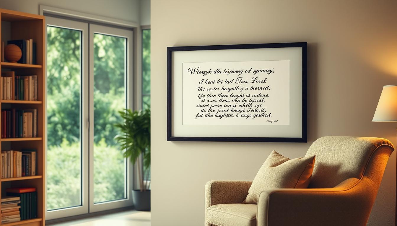 Wierszyk dla teściowej od synowej