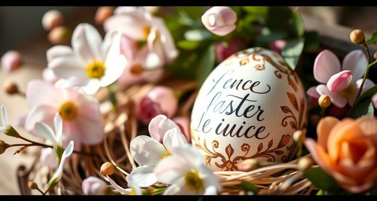 Życzenia wielkanocne po francusku